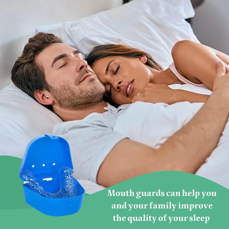 [Australia] - Mouth Guard for Clenching Teeth at Night, 4 Pack Night Guards for Teeth Grinding, Reusable Teeth Grinding Mouth Guard, Mouthguards for Grinding of Teeth 