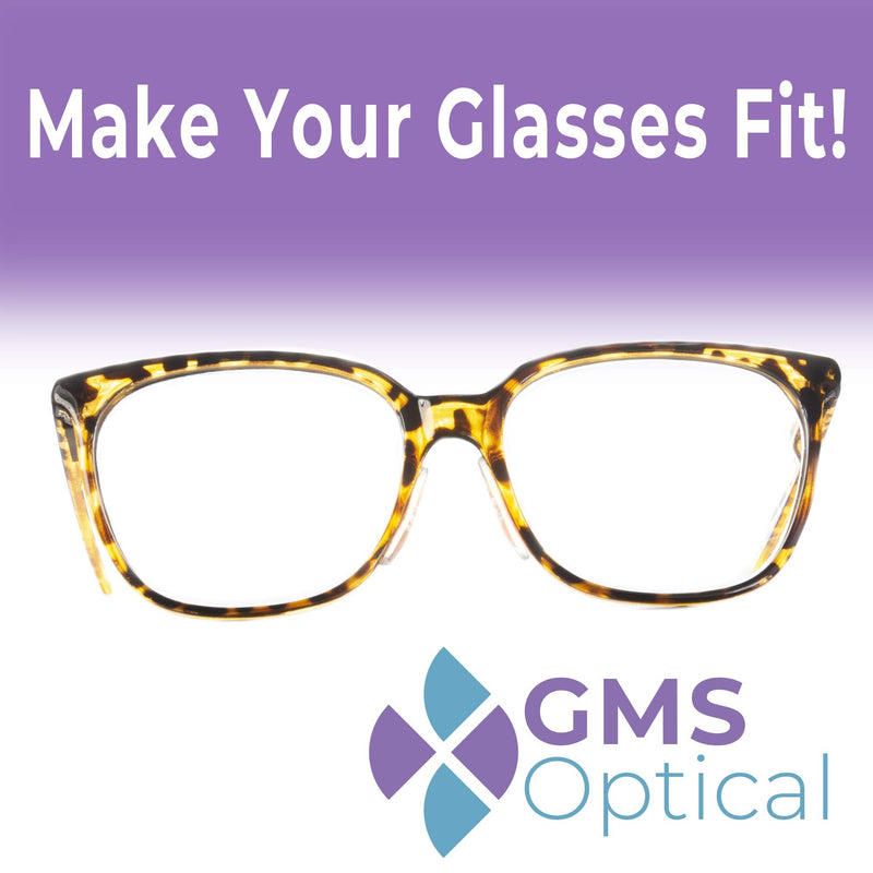 [Australia] - GMS Optical® 1.8 Reg Thick / 13mm Short Length - Kids Small Adhesive Anti-Slip Contoured Silicone Eyeglass Nose Pads - Perfect for Kids Glasses and Smaller Frames (13mm x 6.5mm x 1.8mm)(5 Pair)(Clear) 