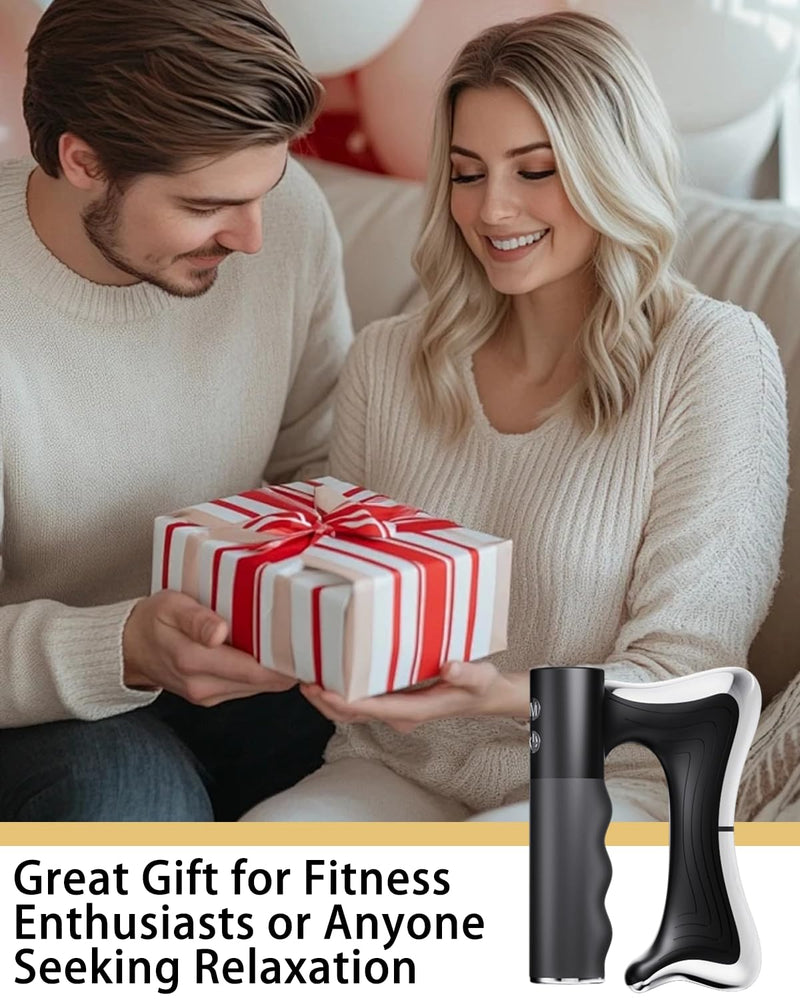 Heated Muscle Scraper Tool, Electric Full Body Contouring Device, Gua Sha Massager and Fascia Knife for Deep Tissue Relaxation, Portable Arm Leg Back Neck Waist Care with LED Display