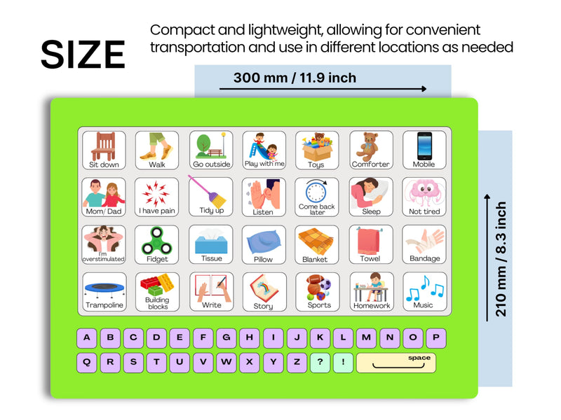 [Australia] - Communication Boards Set- Non Verbal Aid for Autism Kids and Adults Aphasia Stroke Patients, Versatile Home and Hospital Use 