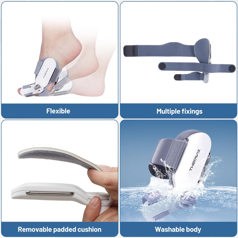 [Australia] - Bunion Corrector for Women & Men with Infinitely Adjustable Knob, Orthopedic Bunion Splint for Big Toe Suitable for Left/Right Feet Hallux Valgus Relief (1PCS) 