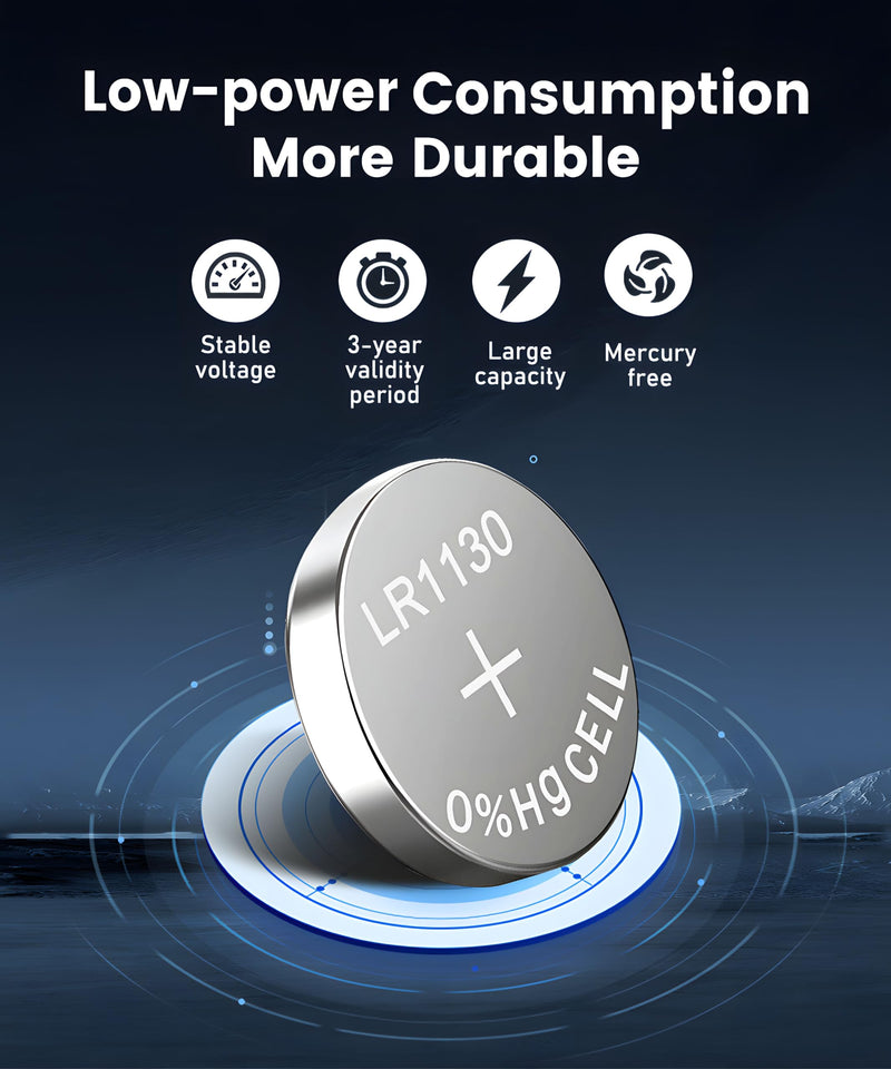 [Australia] - 10 Pack LR1130 Battery AG10 L1131f L1131 L1131c 389 390 LR54 LR 1130 1.5V Alkaline Batteries for Calculator Watch Battery 10 