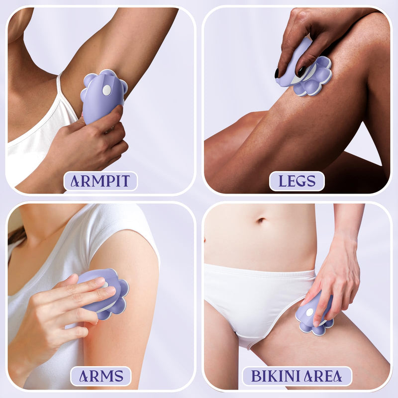 [Australia] - 7D Electric Razor for Women: Fast & Painless Full-Body Shaver for Legs & Face – Waterproof Hair Remover with Light & Travel Cover – Wet/Dry Use, Smooth Close Shave, Birthday Mother’s Gift 