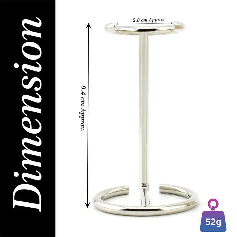 [Australia] - Haryali London Shaving Brush - Silvertip Badger Hair Shaving Brush - Black Metal Handle Shaving Brush - Stainless Steel Shaving Stand - Shaving Brush Holder 