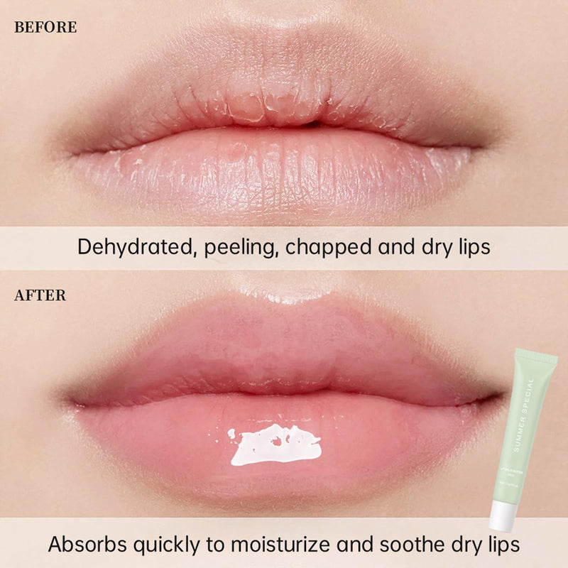 Summer Special Lip Butter Nourishing Hydration Lip Gloss with Shea Butter & Olive Oil Soothes Dry Lips and Lip Care Lip Balm with Natural Tint & Gloss Effect Lip Stain Guava 5# pink guava