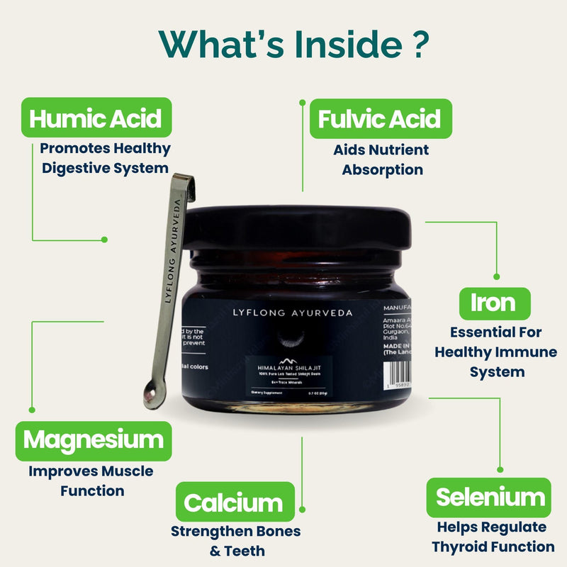 [Australia] - Shilajit Pure Himalayan Organic - Shilajit Resin, 0.7 Fl Oz, Extremely Potent and Effective, Himalayan Shilajit, 84+ Trace Minerals, 75%+ Fulvic Acid, with Lab Test Report-50 Servings 
