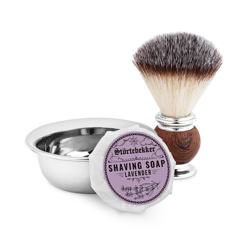 [Australia] - Störtebekker® Premium Shaving Soap Lavender 70g - Handmade soap for rich shaving foam - Perfect for shaving with a safety razor and razor - Vegan shaving soap for women and men 70 g (pack of 1) 