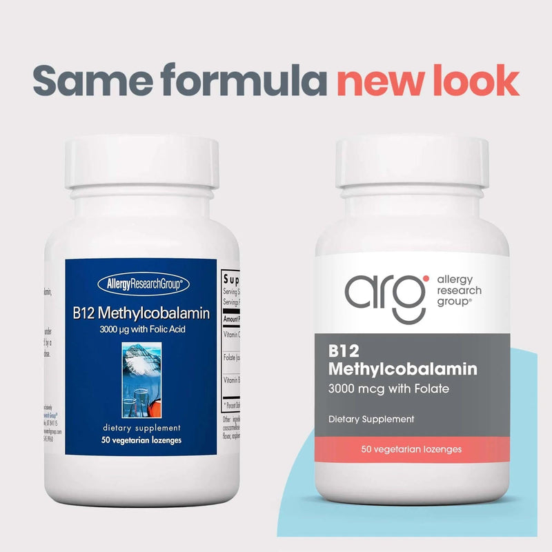 NutriCology B12 Methylcobalamin Bioactive Vitamin B12, 50 Lozenges | Bioactive Methylcobalamin Lozenges for Immune Health and Energy Support, Vegetarian, 50 Servings per Bottle
