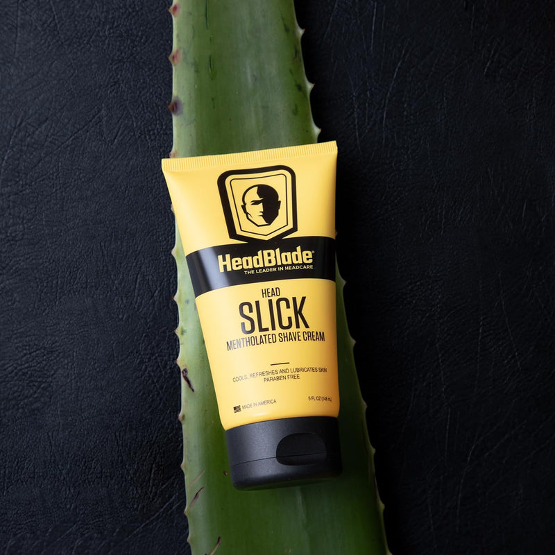 [Australia] - HeadBlade HeadSlick Shave Cream 5 oz for Smooth Head shaving for Bald Men, Helps with Irritation, Redness, & Razor Burn 5 Fl Oz (Pack of 1) 