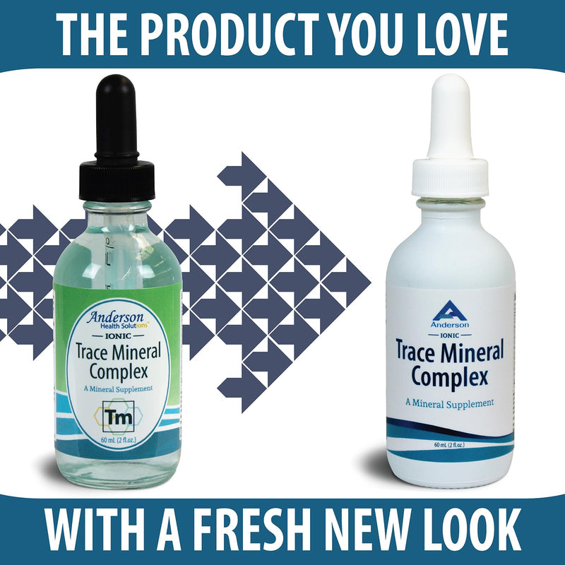 [Australia] - Trace Mineral Complex | Full Spectrum Minerals | Ionic Liquid Mineral Drops for Water | Electrolytes, Hydration Supplement | 2 fl oz Glass Bottle 