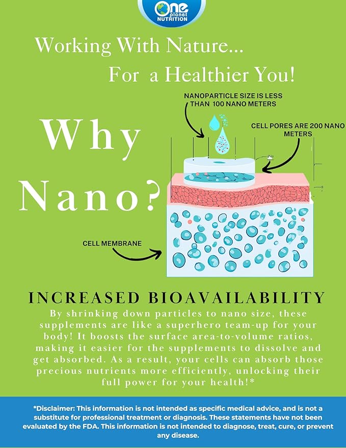 [Australia] - Nano Curcumin 500 mg, Turmeric Curcumin Water Soluble Supplements, Nanoparticle-encapsulated Curcumin, Better Absorption,Non-GMO, Turmeric Capsules - 60 Veggie Capsules Curcumin 500mg 60c 