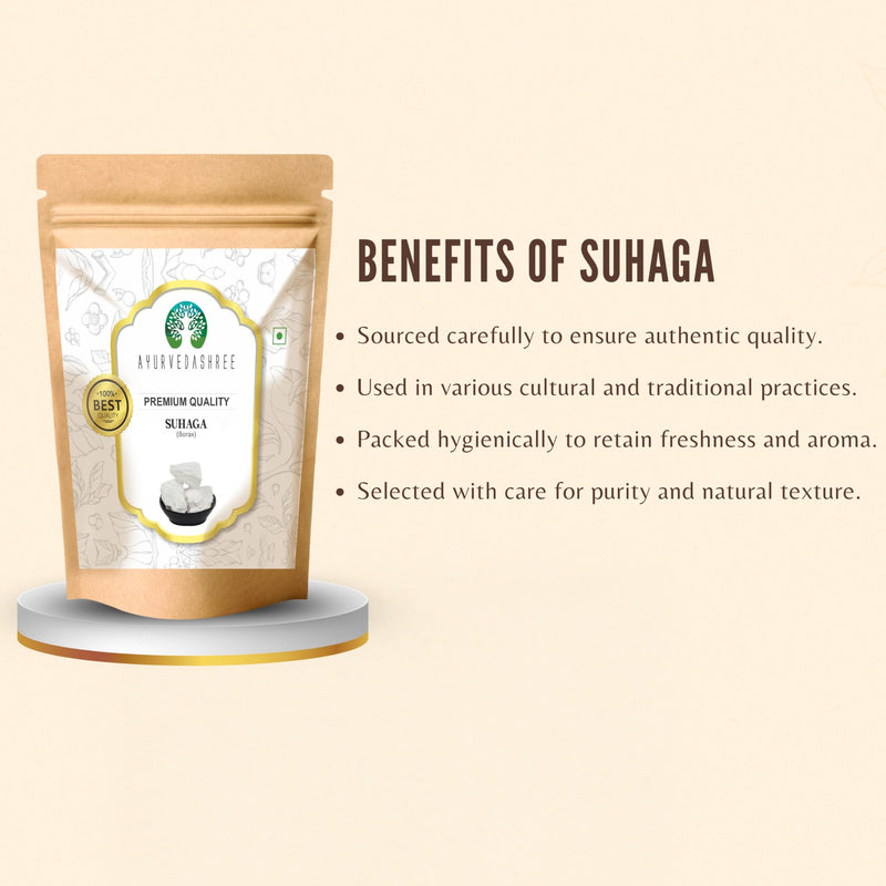 [Australia] - Suhaga (Crystals) 200gm | Borax | Sodium Borate | Tankan Bhasma 