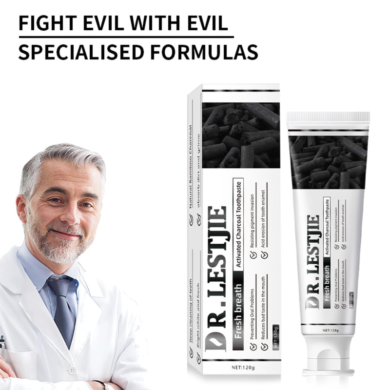 Activated Charcoal Toothpaste,Clean Mint- 100% Charcoal Teeth Whitening Toothpaste for Sensitive Teeth Strengthens Teeth Enamel and Gums 4.23oz-3Pack activated charcoal 4.23 Ounce (Pack of 3)