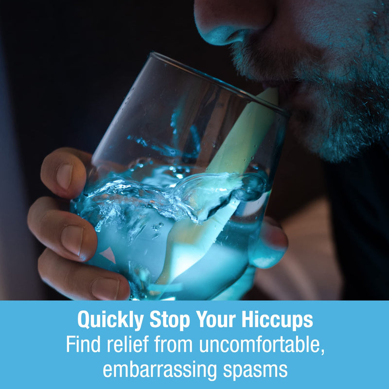 [Australia] - Hiccup Straw by Tilcare - Natural Remedy for Hiccups in Children and Adults - Food-Grade Anti-Hiccup Device for at Home and Travel 