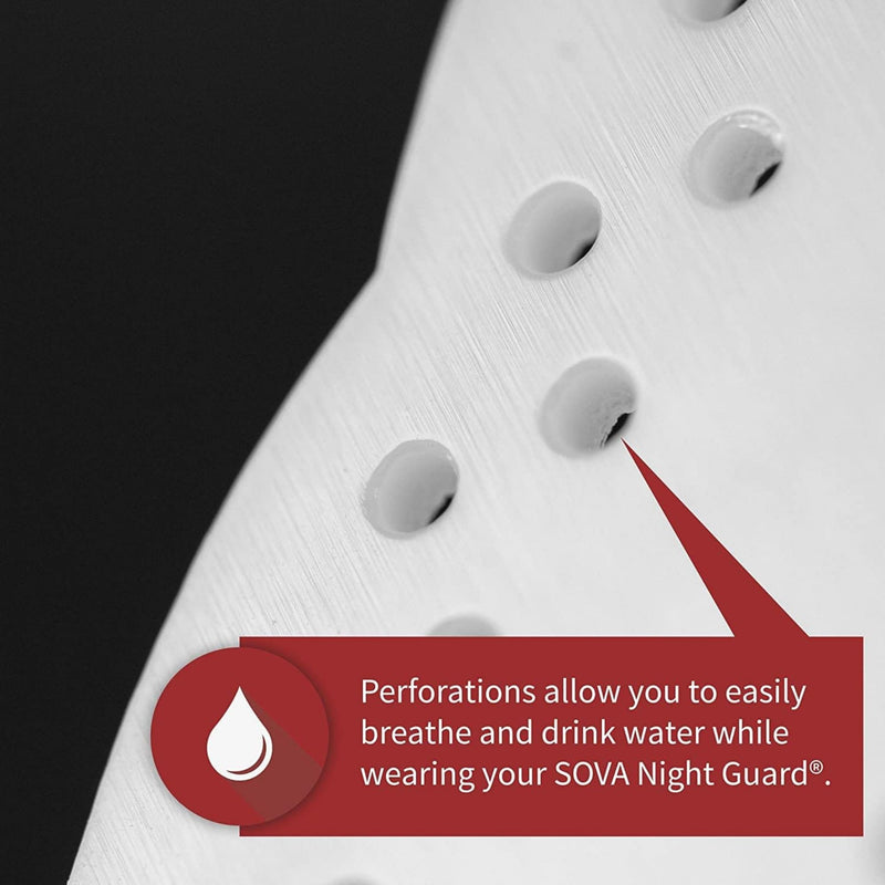 [Australia] - SOVA Max Night Guard - 2.4mm Thin - Custom-Molded Fit - Protects Against Nighttime Teeth Grinding & Clenching - Odor & Taste Free - Remoldable Up to 20 Times - Non Toxic 