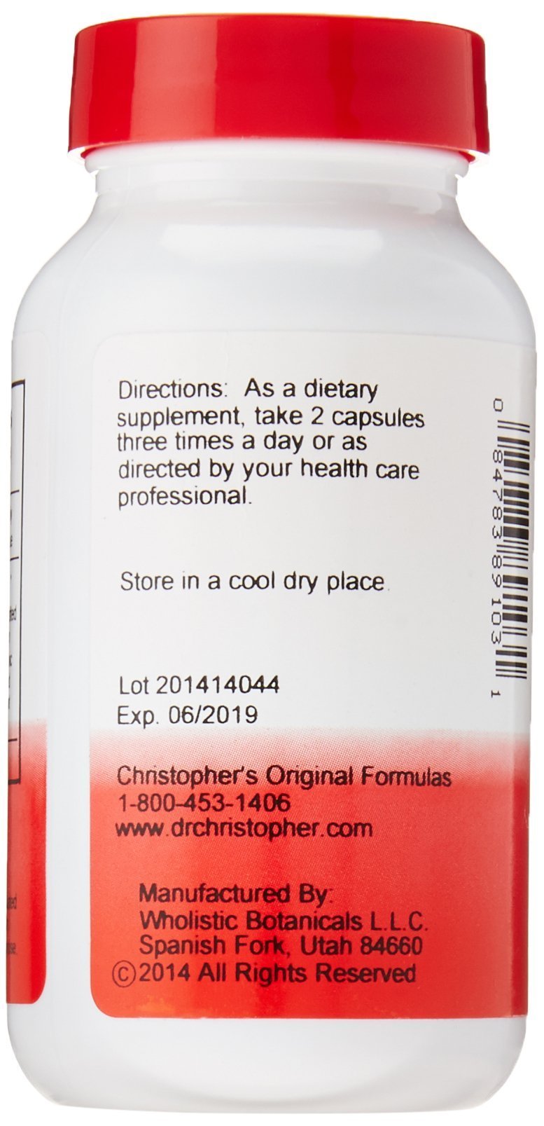 [Australia] - Dr. Christopher's Original Formulas Liver and Gall Bladder Formula Capsules, 100 Count (Pack of 2) 
