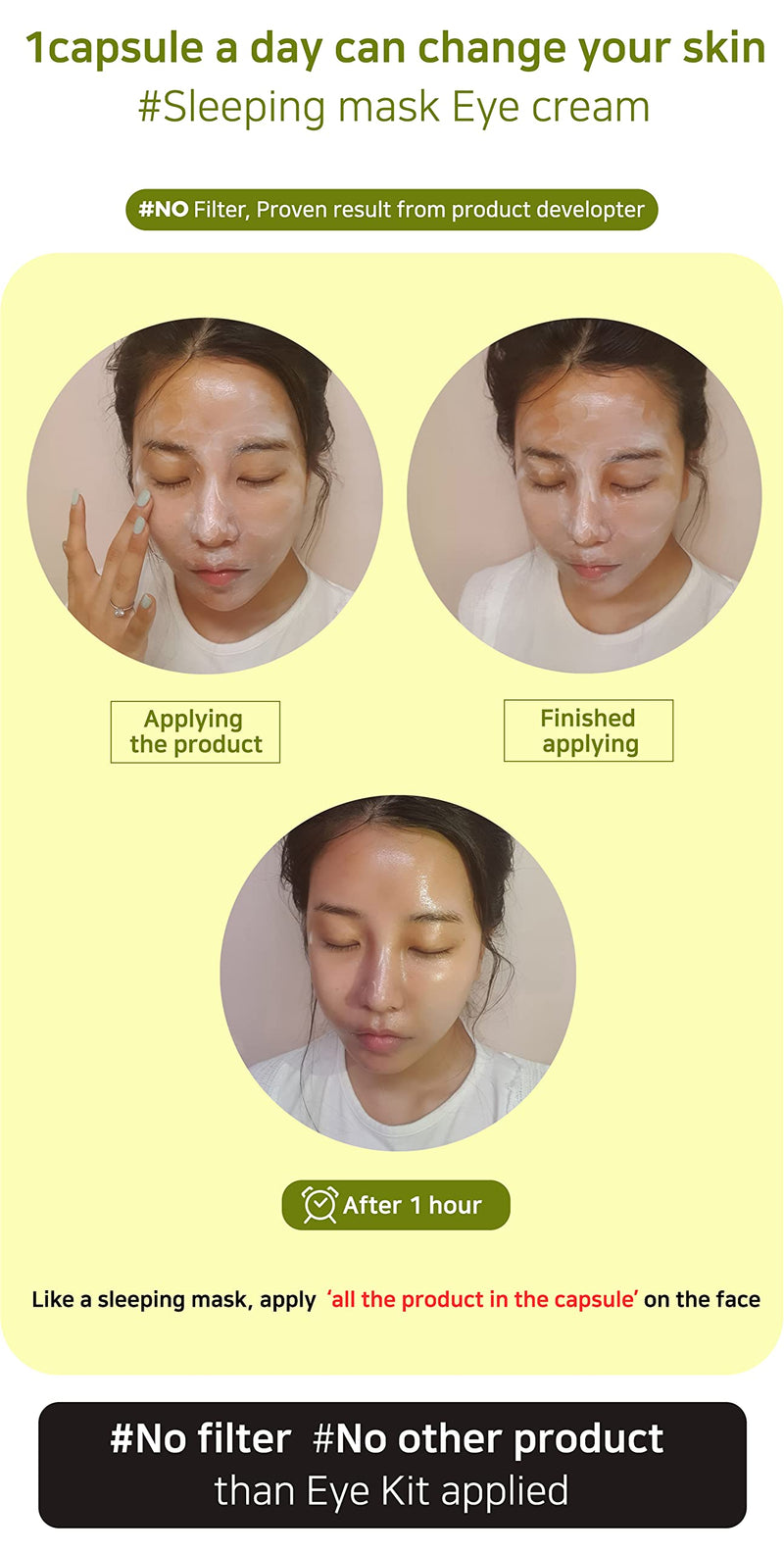 BLESSED MOON Vita Kit Eye Kit Overnight Capsule Cream for Face & Eye Area | Overnight vitamin capsule cream for face and eyes provides intensive skin hydration and radiance while you sleep.