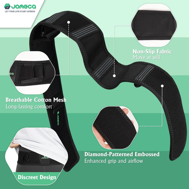 Sacroiliac SI Joint Hip Belt for Women and Men - Adjustable Compression Pelvic Belt Support Hip Brace for SI Joint Dysfunction, Sciatica (Medium) Medium