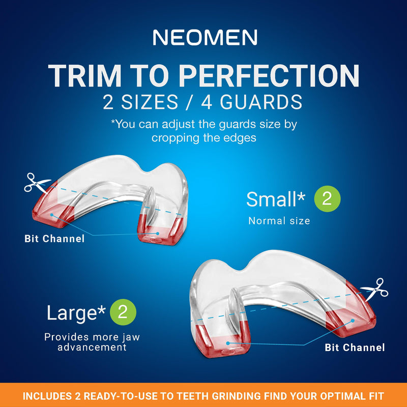 [Australia] - Mouth Guard for Teeth Grinding at Night: Moldable Custom Dental Guard for Sleeping - Nighttime Protection for Teeth 3 Packs 