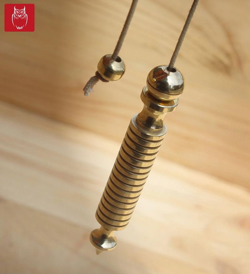 Brass Pendulum for Stress Relief and Relaxation, Premium Quality Meditation Tool