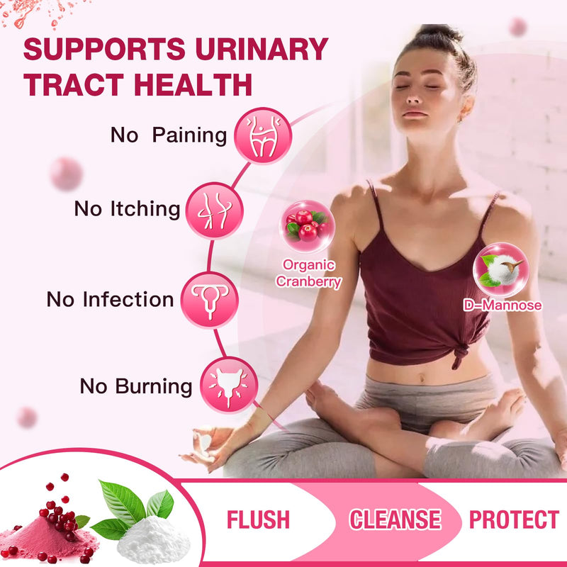 ZEBORA Vaginal Probiotics for Women with Cranberry, 90 Vegan Capsules | With Organic Prebiotics, D-Mannose, and Vitamin C, Supports Urinary Tract Health, Vaginal pH, and Gut Health, Gluten Free 90 Count (Pack of 1)