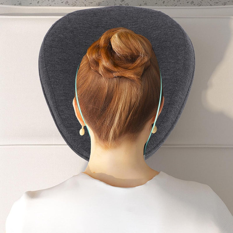 [Australia] - Face Down Pillows Massage Pillow for Bed Headrest Prone Down Sleeping Adjustable Memory Foam Stomach - Face Down Pillow After Eye Surgery (Dark Grey) Dark Grey 