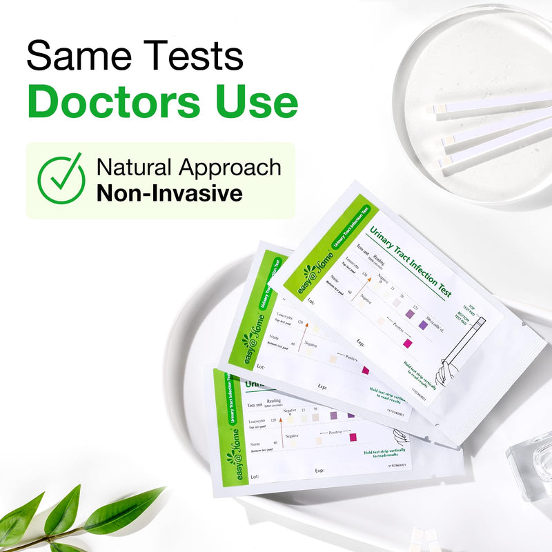 [Australia] - Easy@Home UTI Test Strips: Highly Accurate Urinary Tract Test Kit for Women Men, Bladder Infection Urine Testing, Quick Results, OTC Use (UTI - 5 Pack) 5 Count 