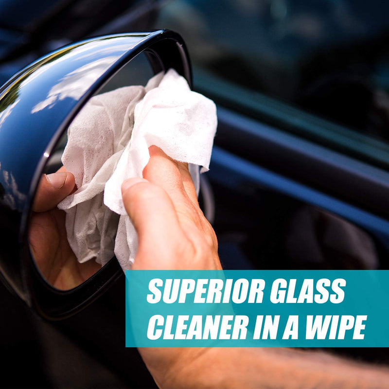 [Australia] - Invisible Glass 90166 28-Count Lint-Free and Ammonia-Free Large Glass Cleaning Wipes are Tint Safe Enjoy Streak Free Windows, Mirrors, and Glass for Home and Auto 28 Count (Pack of 1) 