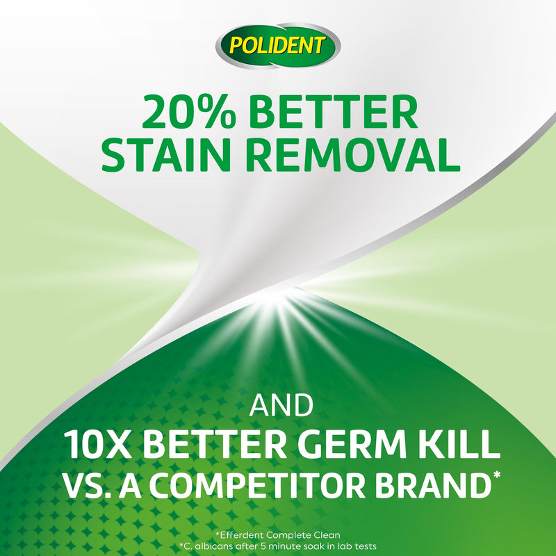 [Australia] - Polident 3 Minute Denture Cleanser Tablets - 84 Count 84 Count (Pack of 1) 