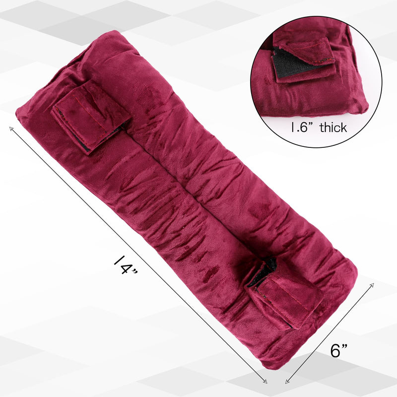 Seatbelt Pillow for Post-Surgery Hysterectomy Pillow Post Surgery Seat Belt Cushion Mastectomy Pillow C-Section Recovery Breast Cancer Port Pacemaker Heart Surgery Recover(Red) Red
