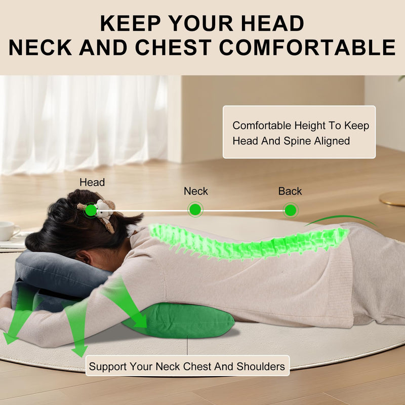 [Australia] - Face Down Pillow for Sleeping/After Eye Surgery, Face Down for Bed After BBL/Massage, Stomach Sleeping/Prone Pillow, Retinal Vitrectomy Recovery Equipment 