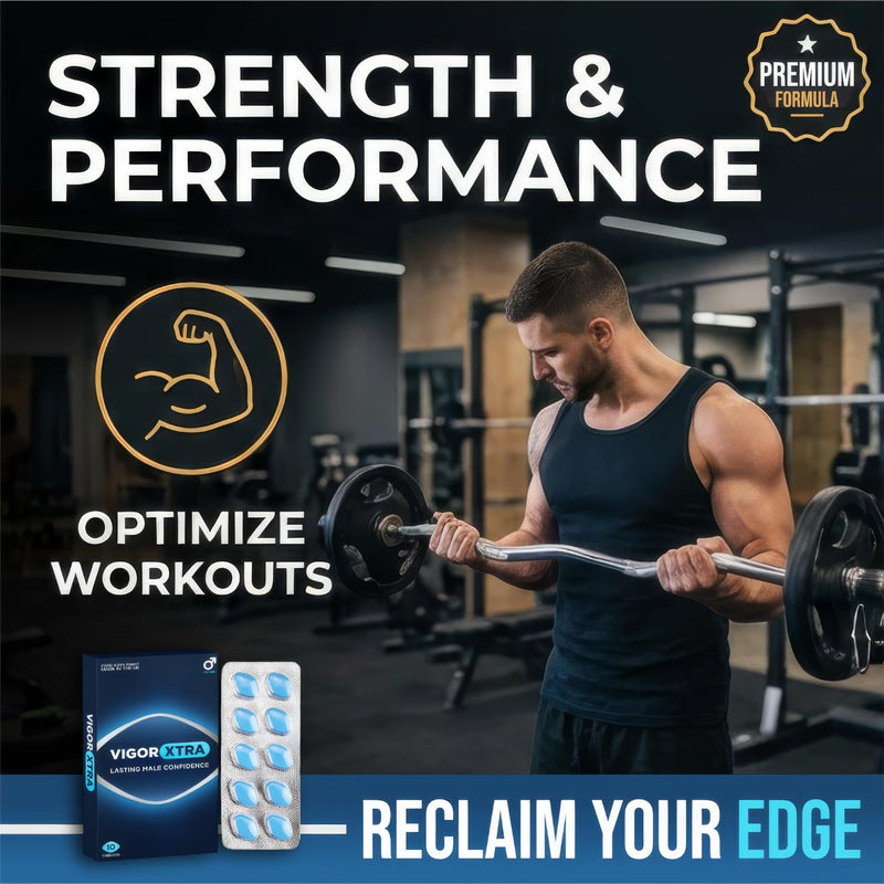 VIGORXTRA Fast-Acting Tablets for Men – Extra Strong Male Supplement – Discreet, When-Needed Tablets, Manufactured in the UK