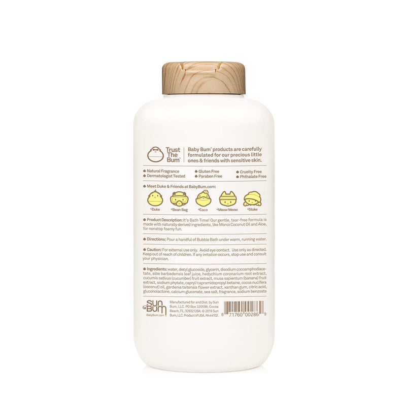 [Australia] - Baby Bum Foaming Bubble Bath | Tear Free for Sensitive Skin with White Ginger| Natural Fragrance | Gluten Free and Vegan | 12 FL OZ 