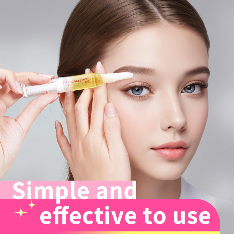 [Australia] - Beauty7 Wax Pen with Strips for Hair Removal Wax Removal of Eyebrows Face Facial Hair Removal Set with Wax Pen, Strips, Cleansing Oil after Waxing 