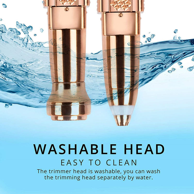 [Australia] - Hair Removal for Women, 2 In1 Eyebrow Epilator Eyebrow Trimmer Body Hair Groomers Electric Hair Remover for Eye Brows Hair Removal Lip Hair Shaver Hair Removal Device 