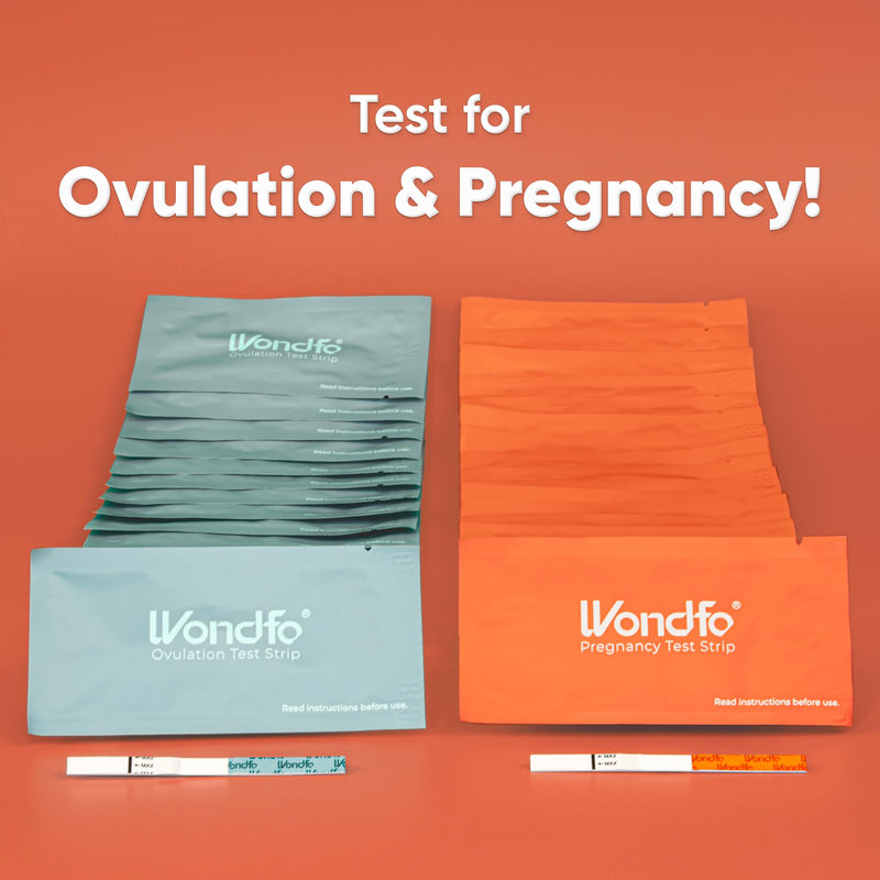 [Australia] - Pregnancy and Ovulation Test Strips Kit - Fertility Tracking and Family Planning - Early Detection Combo Kit for Home Use(40 LH + 10 HCG) 50 Count (Pack of 1) 
