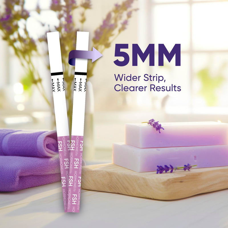 12Pack FSH Test Strip for Women Menopause Test Strips at Home Ovarian Reserve & Hormone Balance Test 1 Count (Pack of 12)