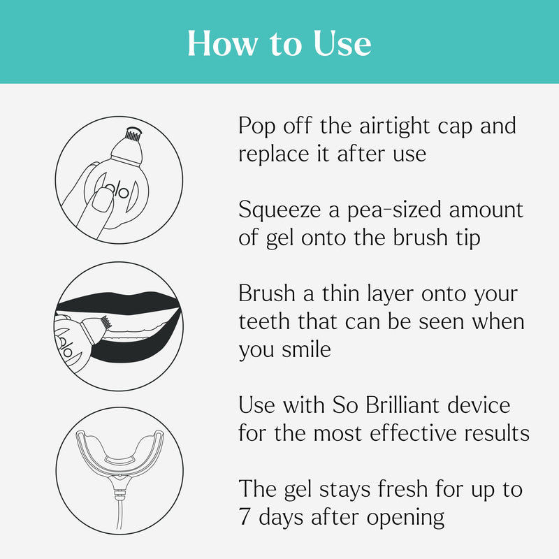 [Australia] - GLO Science Teeth Whitening Gel Pods ‚Äì Safe, Effective Whitener with Silicon Brush, 6% Hydrogen Peroxide ‚Äì Fastest Way to Whiter Teeth, Sensitivity Free ‚Äì Mint Flavor (Pack of 5) Mint - Pack of 5 