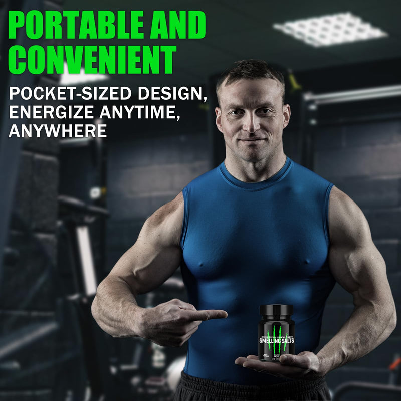 [Australia] - Potent Salts Wake Up for Athletes, Salts for Athletes in Hockey, Weightlifting and Powerlifting - Activate Before Smelling, Instant Energy, Enhanced Focus & Motivation-Black-30g-S5 