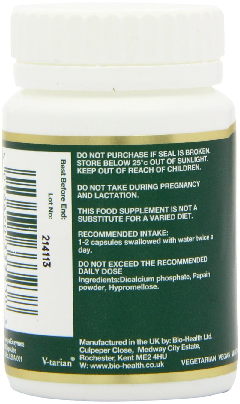 Bio-Health Papaya Enzymes, 60 Capsules