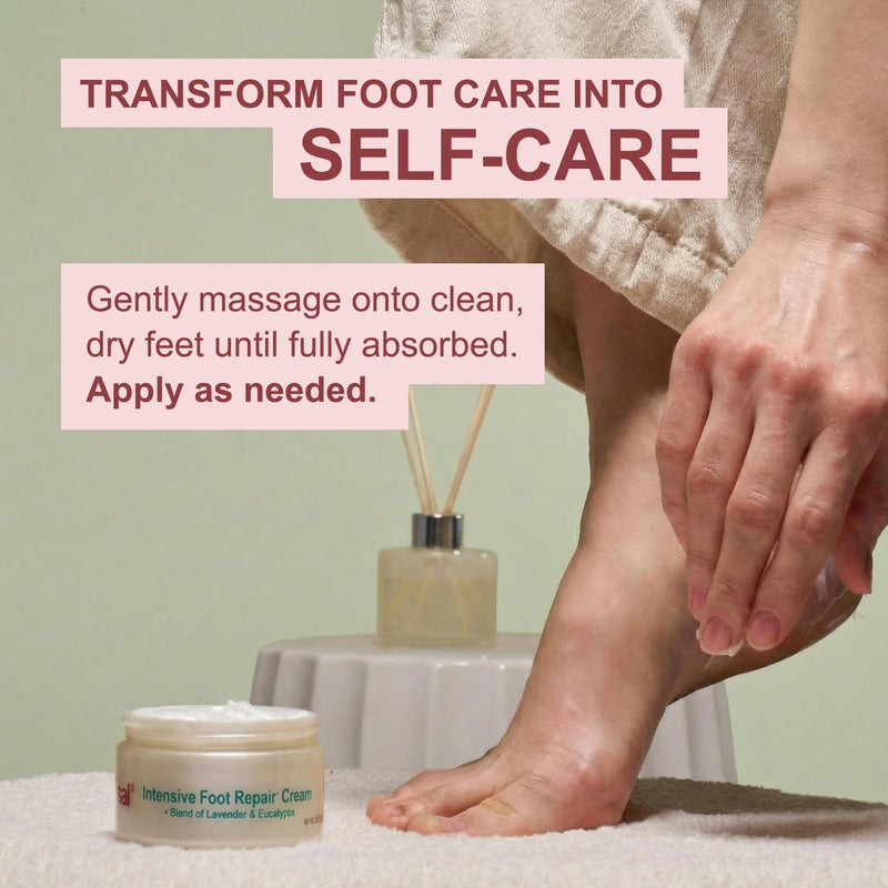 Kerasal Intensive Foot Repair Cream with Lactic Acid, Lavender, & Eucalyptus, 4 oz 4 Ounce (Pack of 1) Intensive Foot Repair Cream (Pack of 1)