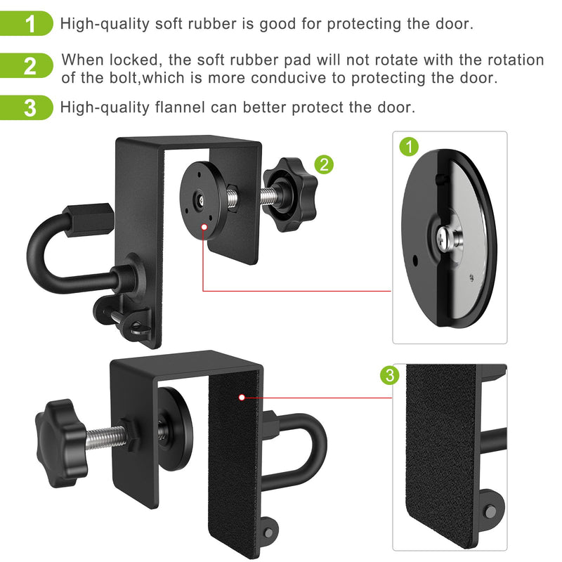[Australia] - BeneLabel Heavy Duty Door Anchor Attachment - Shoulder Pulley for Rotator Cuff Recovery - Over Door Rehab Exerciser for Strength Training, Physical Therapy, Home Gym - Compatible with Any Resistance 