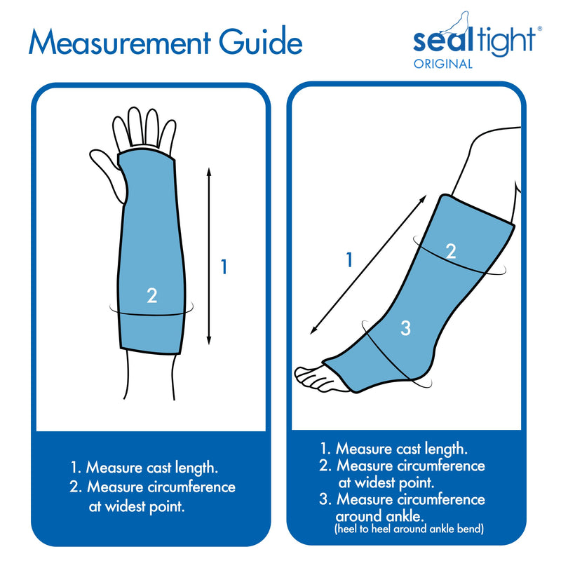 [Australia] - Brownmed Seal-Tight Original Cast & Bandage Protector - Waterproof Adult Leg Cast Cover - Adult Short Wide Leg 