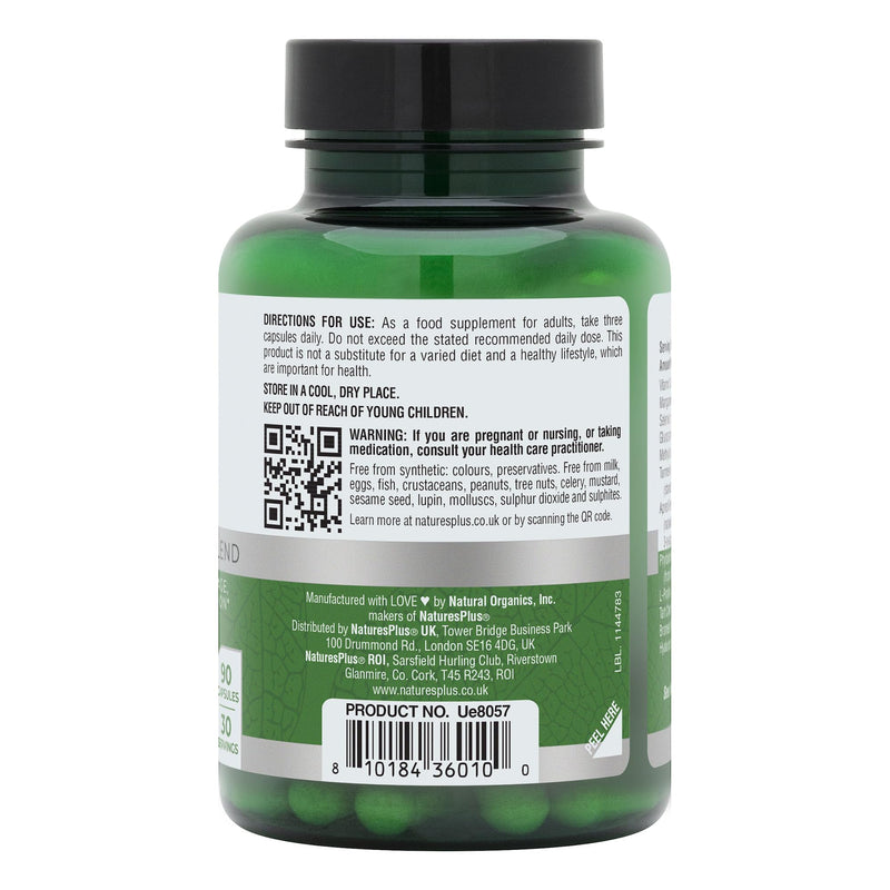 NaturesPlus Bio Advanced Joint Complex - Joints Supplement, Phytodroitin, Vegan Glucosamine, Apres Flex Boswellia, Hyaluronic Acid, MSM, Vitamin C, Manganese - Vegan - 90 Capsules