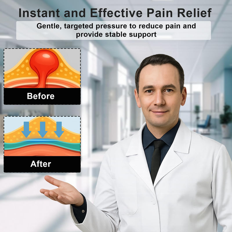 Hernia Belts For Men & Women, Comfortable Groin Hernia Support Truss for Single/Double Inguinal, Adjustable Waist Strap with 2 Removable Compression Pads, XL X-Large