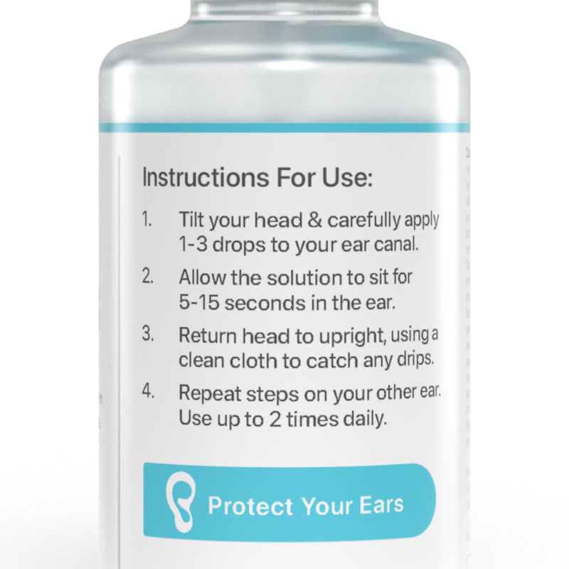 [Australia] - Whisper Ear Drops | USA | All Natural Swimmers Ear Drops for Adults with Itchy Ears | Swimmer's Ear Drops Combat Swimmers Ear with Acetic Acid Ear Drops 