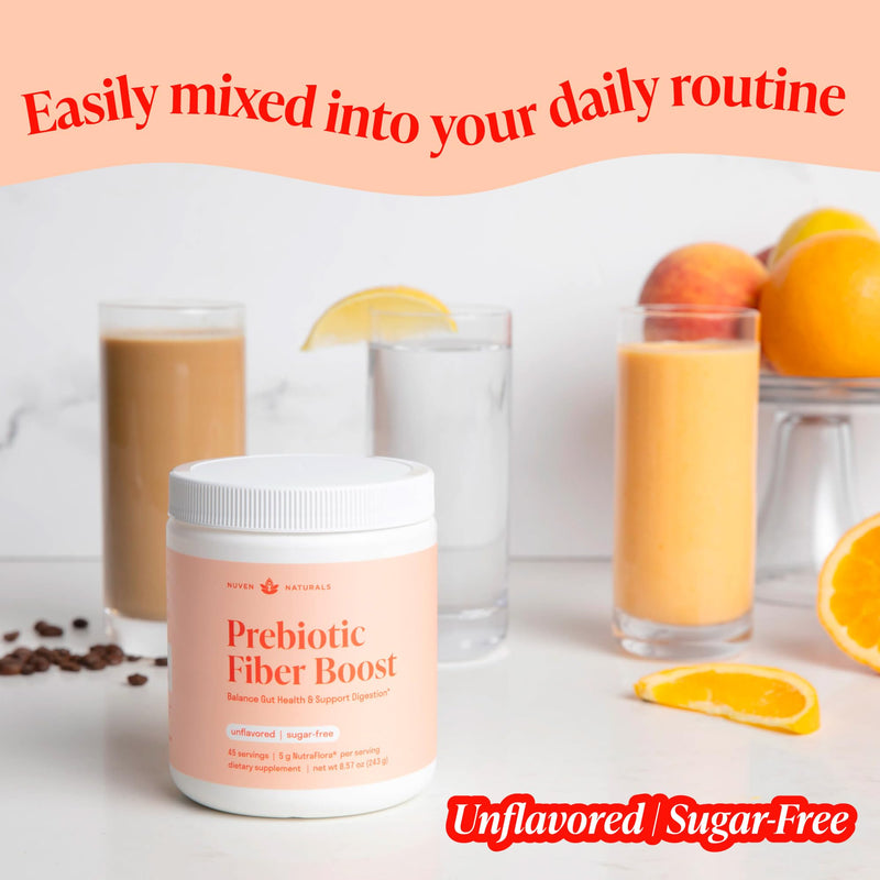 [Australia] - Prebiotic Fiber Powder - Unflavored & Sugar Free | 45 Servings | Organic Soluble Fiber Supplement to Support Digestion, Gut Health & Help Maintain Regularity - 1 Scoop of Unflavored Fiber Powder Daily 