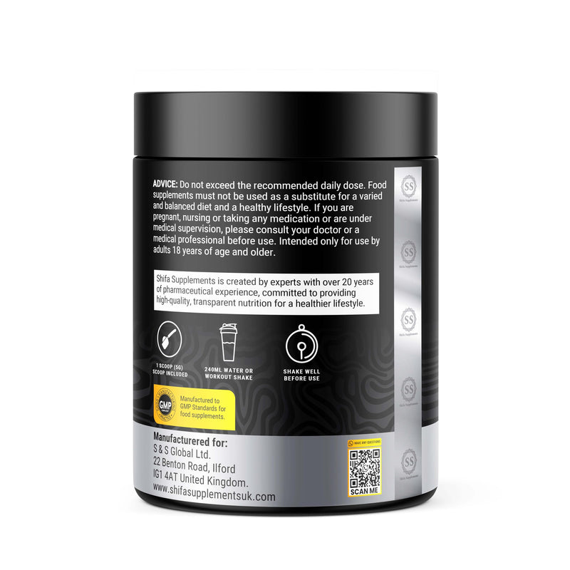 Creatine Monohydrate Powder Halal 400g (5g x 80 Servings) – Ideal for Muscle Growth & Recovery | 100% Pure Micronised Creatine Powder | Unflavoured | No Additives | Vegan