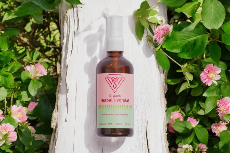 Vantanex Organic Rosemary, Burdock Root, Ginseng & Mint Hydrolat – Infused with Vitamins & Oregano – Revitalizing Herbal Tonic for Scalp, Skin & Body – Potent Organic Wellness Mist