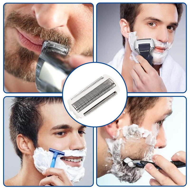 [Australia] - XPEX 1 piece replacement shaving foil head for Brl140 Brl130 Bre620 Bre640 Bg2040 Bg2020, razor blades wet and dry shaving head, trimmer shaving head foil with long service life, replacement foil head (white) 